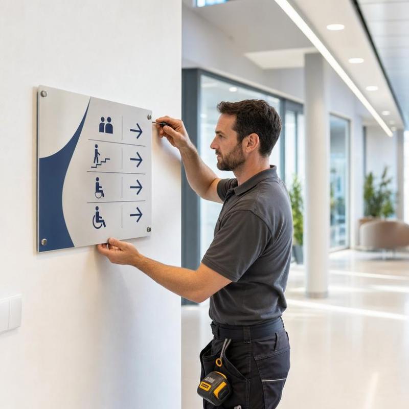 Comment choisir une plaque murale directionnelle adapt&eacute;e &agrave; votre accueil &agrave; &Eacute;cully ?